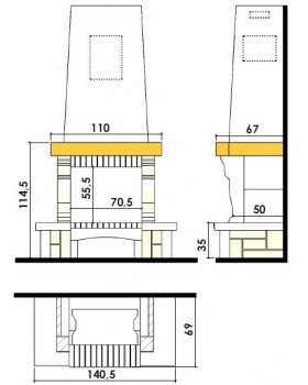 Каминная облицовка CHAZELLES SOLO СS19-foto2