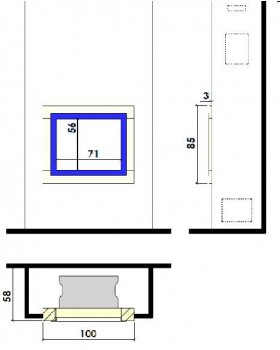 Каминная облицовка CHAZELLES SOLO СS29-foto2