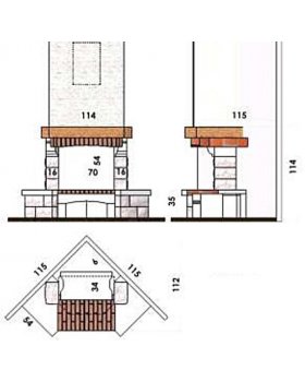 Каминная облицовка CHAZELLES Ascain-foto2