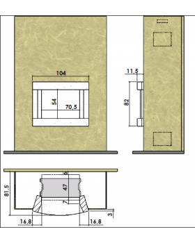 Каминная облицовка CHAZELLES Oloron-foto2