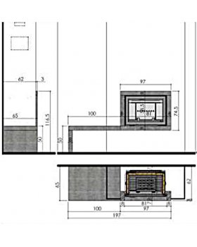 Каминная облицовка CHAZELLES Alinea-foto2