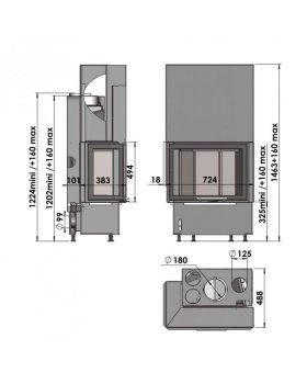 Каминная топка CHAZELLES Cloud 70 R VAG-foto2