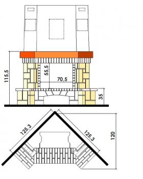 Каминная облицовка CHAZELLES SOLO CS22-foto2