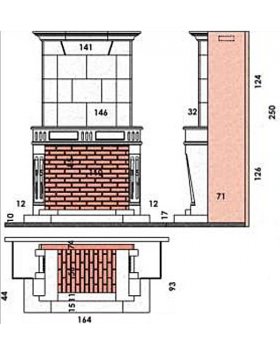 Каминная облицовка CHAZELLES Сheneviere-foto2