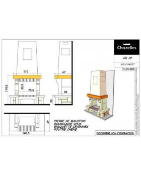 Каминная облицовка CHAZELLES SOLO CS19700 MP Chazelles-foto2
