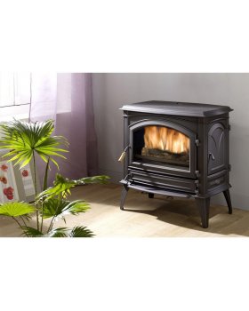 Печь-камин CHAZELLES Rustic Anthracite дровяная Печь-камин CHAZELLES Rustic Anthracite дровяная