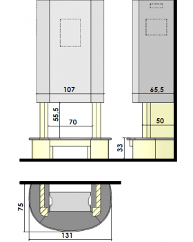 Каминная облицовка CHAZELLES SOLO СS32-foto2