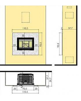 Каминная облицовка CHAZELLES Vintage-foto2