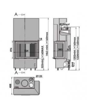 Каминная топка CHAZELLES Cloud 70 R VAD-foto2