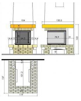 Каминная облицовка CHAZELLES Tusson-foto2