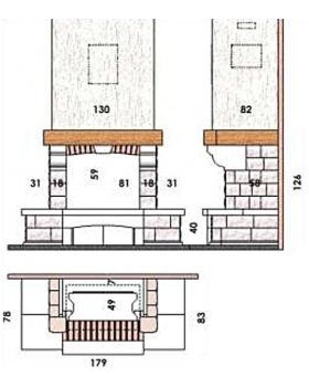 Каминная облицовка CHAZELLES Queroy-foto2