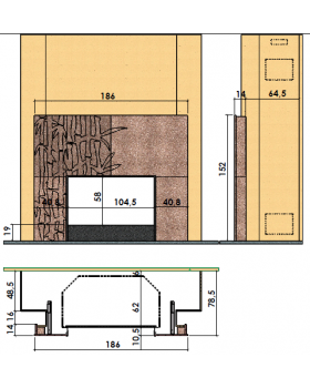 Каминная облицовка CHAZELLES Bambou-foto2