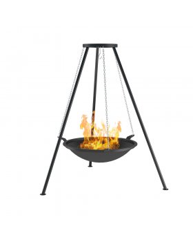 Чугунная Костровая чаша Fantastic Ø 700 Антик (чаша + подставка антик + крышка)-foto4