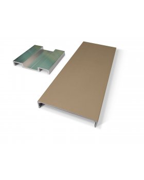 Алюминиевые плоские наличники (бронза)