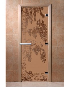 Дверь Береза бронза матовая