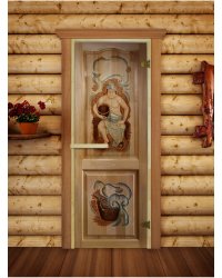 Двери для бани серия Русская Баня