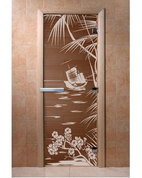 Дверь Голубая лагуна бронза