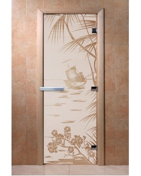 Дверь Голубая лагуна сатин