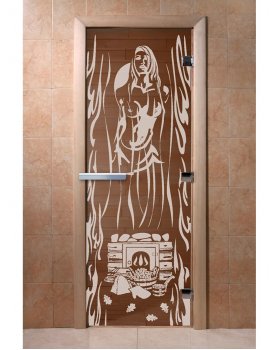 Дверь Горячий пар бронза