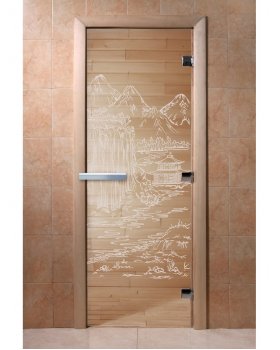 Дверь Китай прозрачная