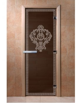 Дверь Версаче графит