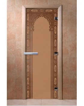 Дверь Восточная арка бронза матовая