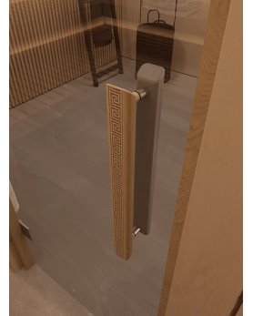 Стеклянная дверь для сауны и бани Фаворит прозрачное бесцветное-foto5