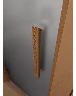 Стеклянная дверь для сауны и бани Фаворит сатин-foto2