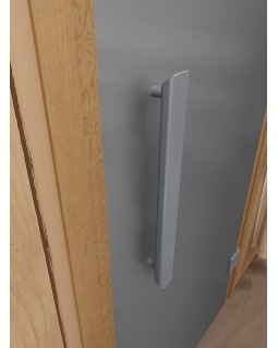 Стеклянная дверь для сауны и бани Фаворит сатин-foto4