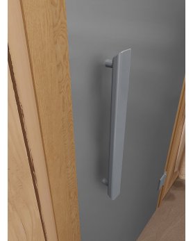 Стеклянная дверь для сауны и бани Фаворит сатин-foto4