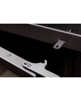 Каминная топка Экокамин АЛЬФА 700 три стекла черный шамот подовая-foto9