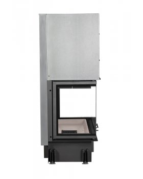 Каминная топка Экокамин ДЕЛЬТА 1000 V три стекла принтинг, вертикальная ламель-foto4