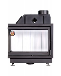 Каминная топка Экокамин Альфа 800 L два стекла левая-foto2