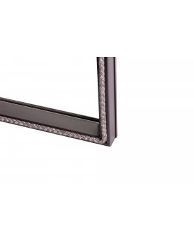 Каминная топка Экокамин Альфа 800 RB два стекла правая черный шамот-foto3