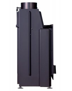 Каминная топка Экокамин Альфа 800 RB два стекла правая черный шамот-foto9