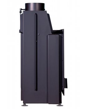 Каминная топка Экокамин Альфа 800 RB два стекла правая черный шамот-foto9