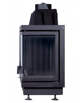 Каминная топка Экокамин Альфа 800 RB два стекла правая черный шамот-foto7