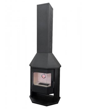 Печь-камин ЭкоКамин МЮНХЕН ГИГАНТ черный Печь-камин ЭкоКамин МЮНХЕН ГИГАНТ черный