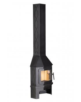 Печь-камин ЭкоКамин МЮНХЕН ПРИСТЕННО УГЛОВОЙ КОМПАКТ черный-foto3