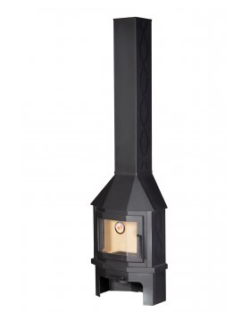 Печь-камин ЭкоКамин МЮНХЕН ПРИСТЕННО УГЛОВОЙ КОМПАКТ черный-foto7