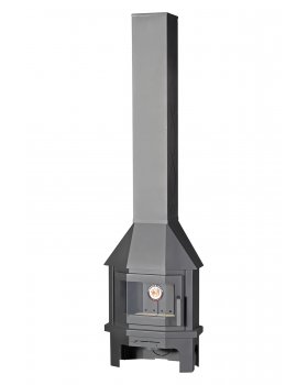 Печь-камин ЭкоКамин МЮНХЕН ПРИСТЕННО УГЛОВОЙ МИНИ графит-foto7