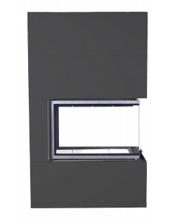 Камин РОДОС 900 ЧЕРНЫЙ, шамот белый-foto4