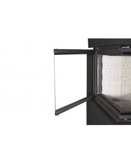 Камин РОДОС 900 ЧЕРНЫЙ, шамот белый-foto7