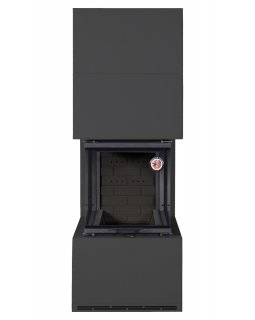 Камин РОДОС 900 ЧЕРНЫЙ, шамот черный-foto2