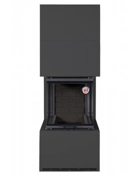 Камин РОДОС 900 ЧЕРНЫЙ, шамот черный-foto2