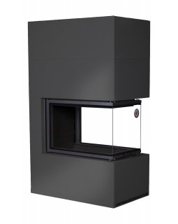 Камин РОДОС 900 ЧЕРНЫЙ, шамот черный-foto3