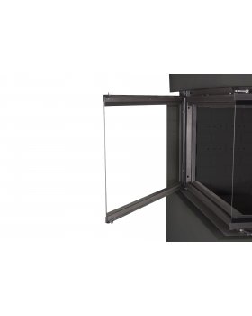 Камин РОДОС 900 ЧЕРНЫЙ, шамот черный-foto7