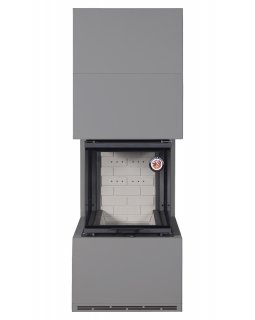 Камин РОДОС 900 ГРАФИТ, шамот белый-foto2