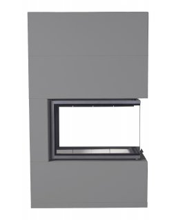 Камин РОДОС 900 ГРАФИТ, шамот белый-foto4