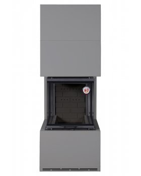 Камин РОДОС 900 ГРАФИТ, шамот черный-foto2